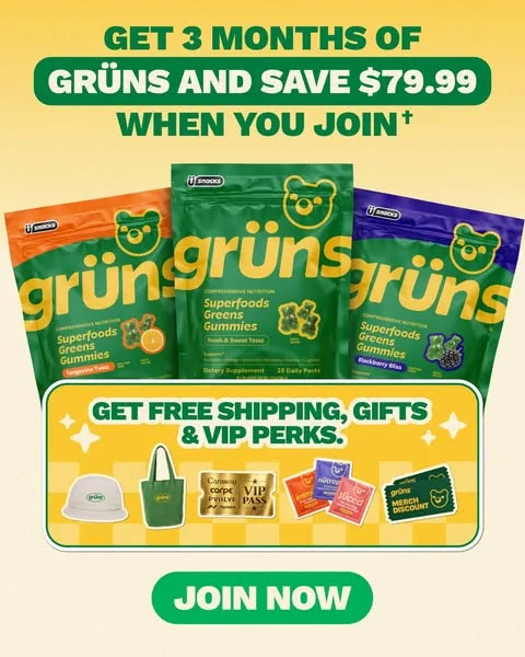 Grüns static image ad: Sounds too good to be true? We get it. 👀
