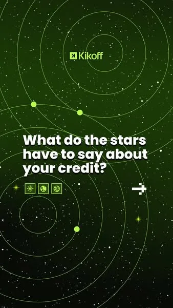 Kikoff carousel ad: Kikoff has been featured in Business Insider, Bankrate, and Nerdwallet to help users build credit fast with no credit check or hidden fees.