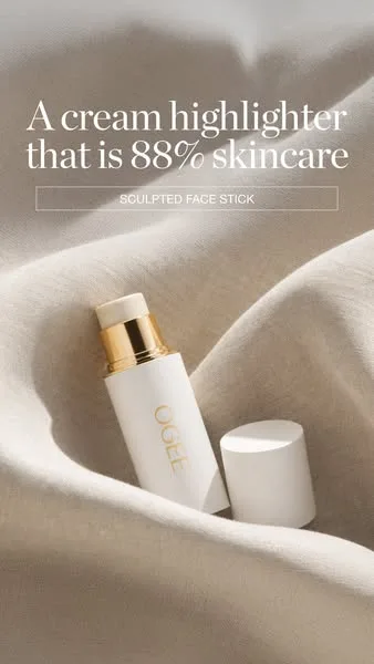 Ogee product showcase ad: The makeup step that's also a skincare step ✨
