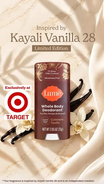 Lume Deodorant static image ad: LIMITED TIME ONLY ✨