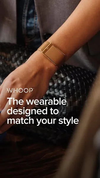 WHOOP static image ad: Discover 24/7 insights and science-backed coaching to help you build habits that last.