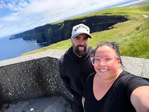EF Go Ahead Tours static image ad: "I would 1000% recommend traveling with EF Go Ahead Tours...getting to travel the world care-free is truly such a gift. I will be talking about my…