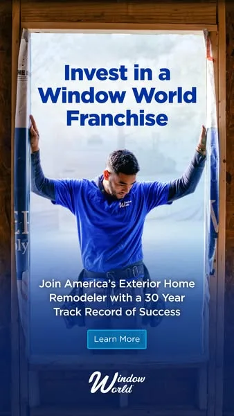 Window World static image ad: Homeowners trust Window World for quality and service. Now, it’s your turn to build a business they’ll love. Discover the franchise opportunity that…