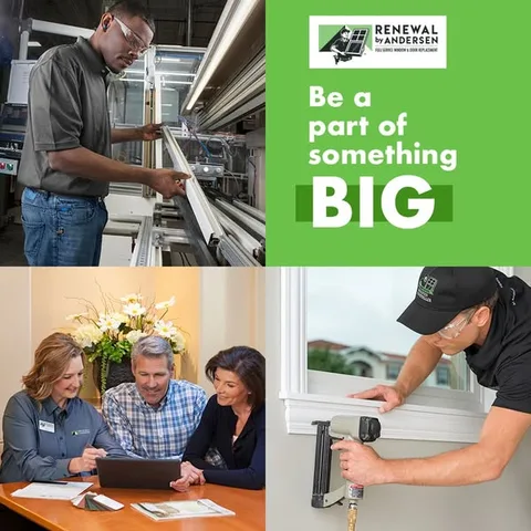 Renewal by Andersen static image ad: Find your path at Renewal By Andersen: an innovative full-service window replacement division. Located in 100s of cities in North America, finding a…