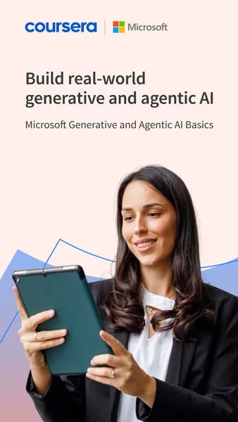 Coursera static image ad: Many developers know the basics of AI prompting, but run into a wall when it gets time to build actual agentic systems.