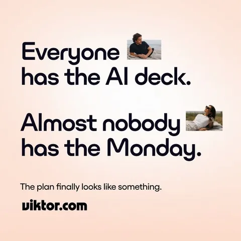Viktor static image ad: Enterprise AI usually stalls somewhere between the pilot and the payroll. Viktor is an AI employee your teams delegate real work to in Teams or…
