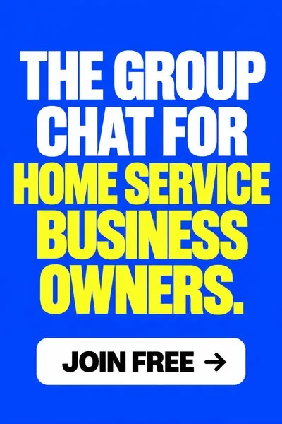 Ride The Wave static image ad: Running a home service business? There’s a group chat for that.