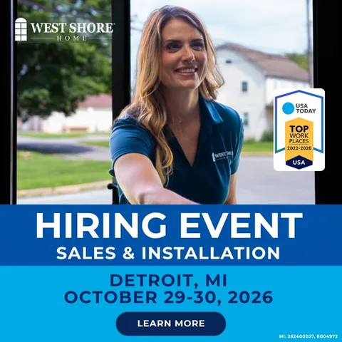 West Shore Home static image ad: USA TODAY named us a Top Workplace five years running. Come see why in person.