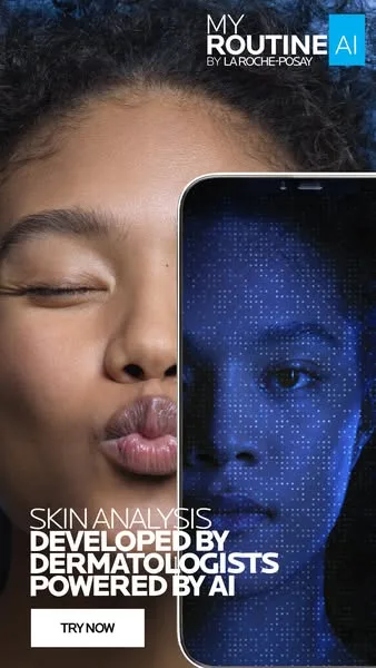 La Roche-Posay static image ad: Find your personalized skincare routine with MyRoutine AI, by La Roche-Posay
