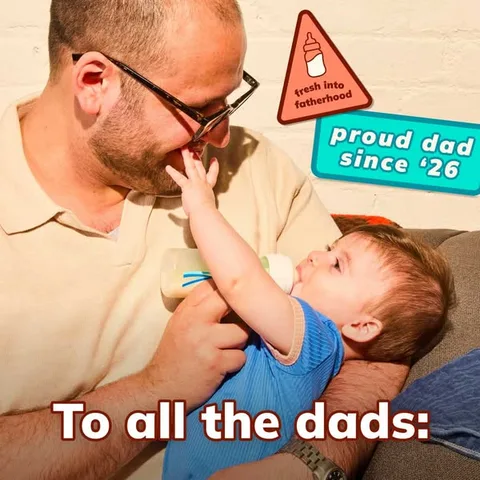 Little Spoon carousel ad: There’s no playbook to this whole “dad” thing and yet, still you crushed it.