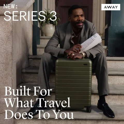 Away lifestyle / destination ad: New brakes, smoother wheels, smarter handling. Getting there just got a little easier. Discover our latest travel innovations with Series 3,…
