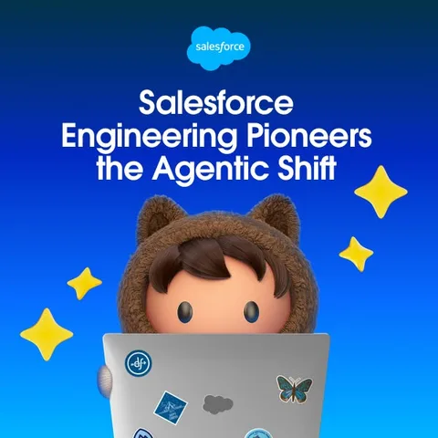 Salesforce static image ad: Salesforce Engineering is embracing AI. Here’s what that shift looks like, what drove it, and the lessons learned.