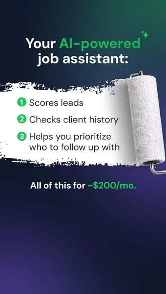 DripJobs static image ad: Reviewing every lead. Prioritizing who to call. Writing the follow-up.