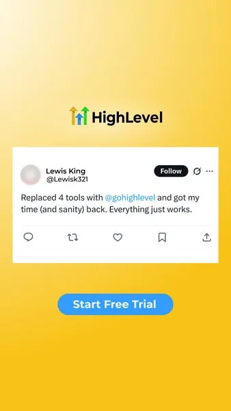 HighLevel static image ad: 🚀 HighLevel has all the marketing tools you and your clients will ever need:
