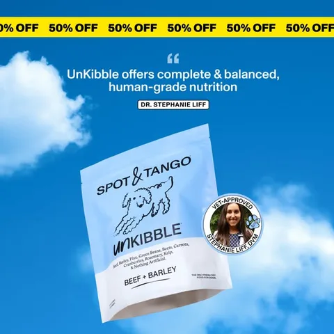 Spot & Tango static image ad: 🚨 LIMITED TIME: 50% Off Your First Box 🚨