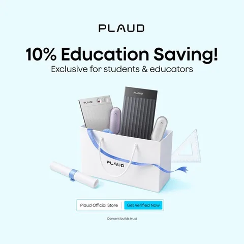 Plaud static image ad: 🔥The world’s No. 1 AI note-taking brand