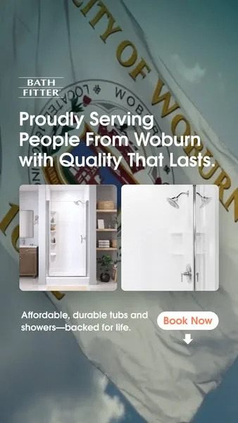 Bath Fitter static image ad: Same crews, same warranty, same standards for 25+ years ✅ Fill out the form for a free quote on a new tub or shower. No obligation.