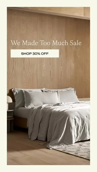 Cozy Earth static image ad: Your favorite Cozy Earth essentials are now on clearance. Shop premium comfort across pajamas, bedding, apparel, and more while styles last.